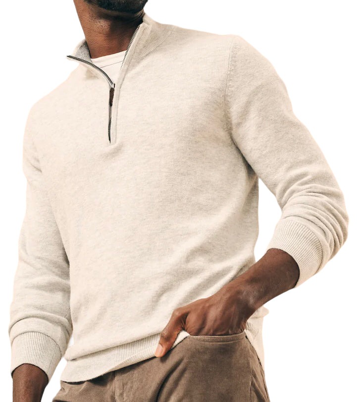 JACKSON 1/4 ZIP SWEATER