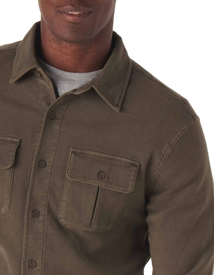 COMFORT TERRY SHIRT JACKET