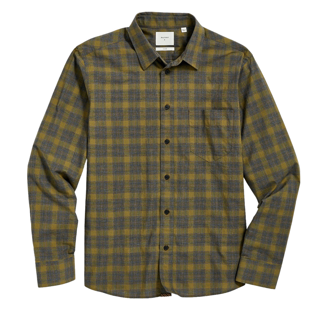 MELANGE SHADOW PLAID TUSCUMBIA SHIRT