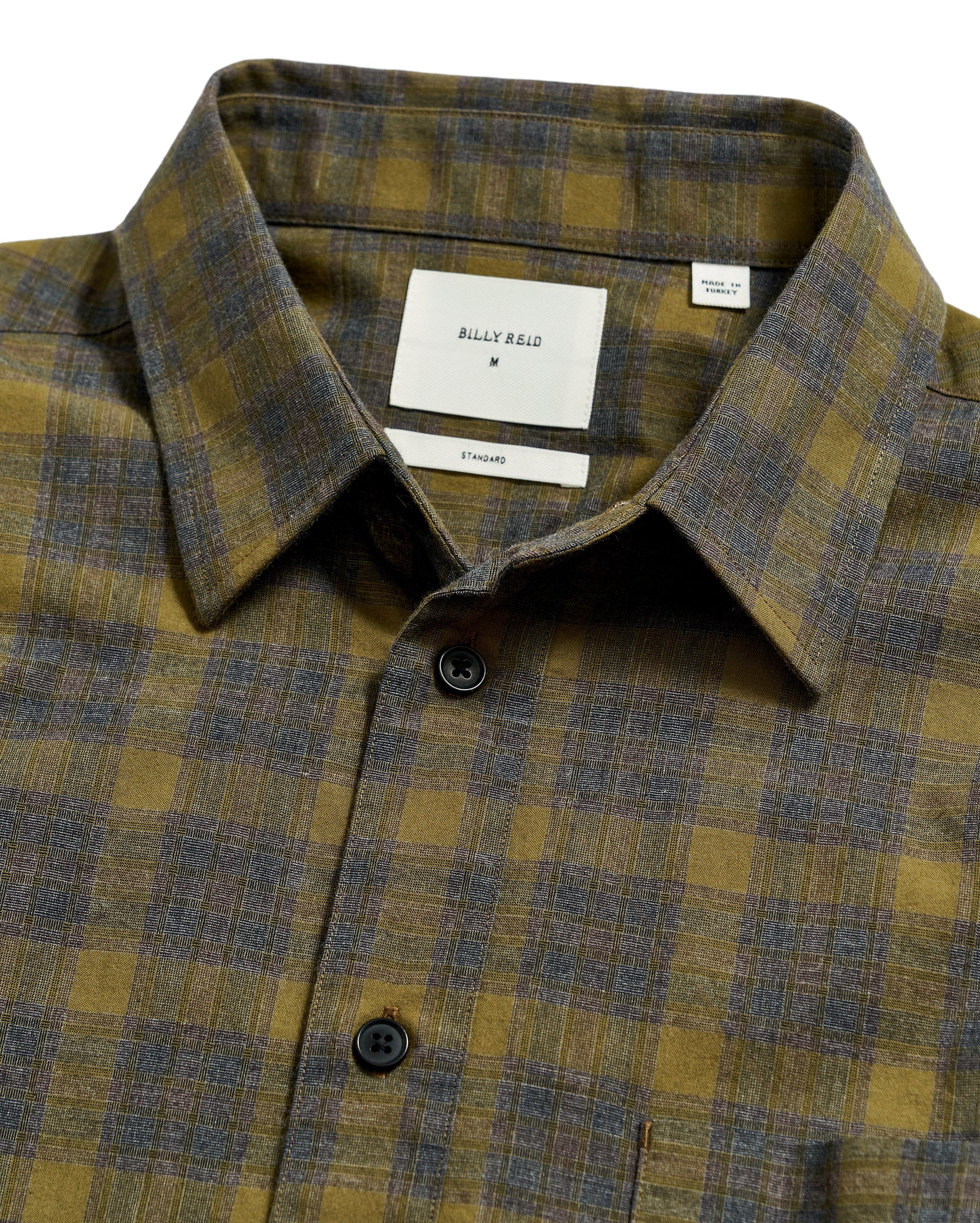 MELANGE SHADOW PLAID TUSCUMBIA SHIRT