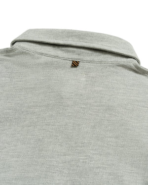 HERRINGBONE POLO LONG SLEEVE
