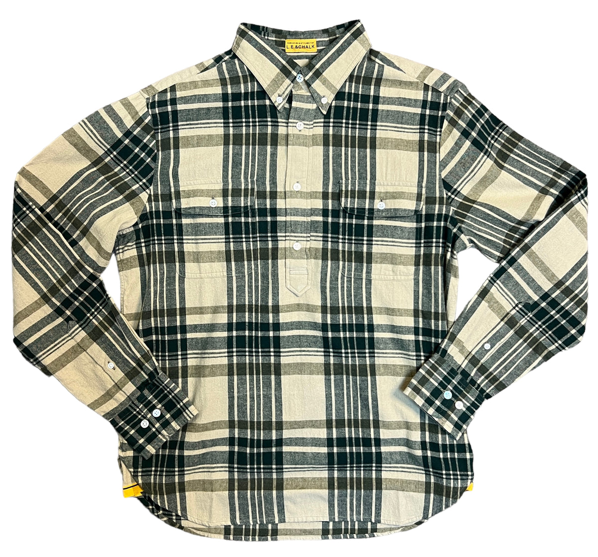 POPOVER BUTTON DOWN COLLAR SHIRT - L.E. &amp; Chalk