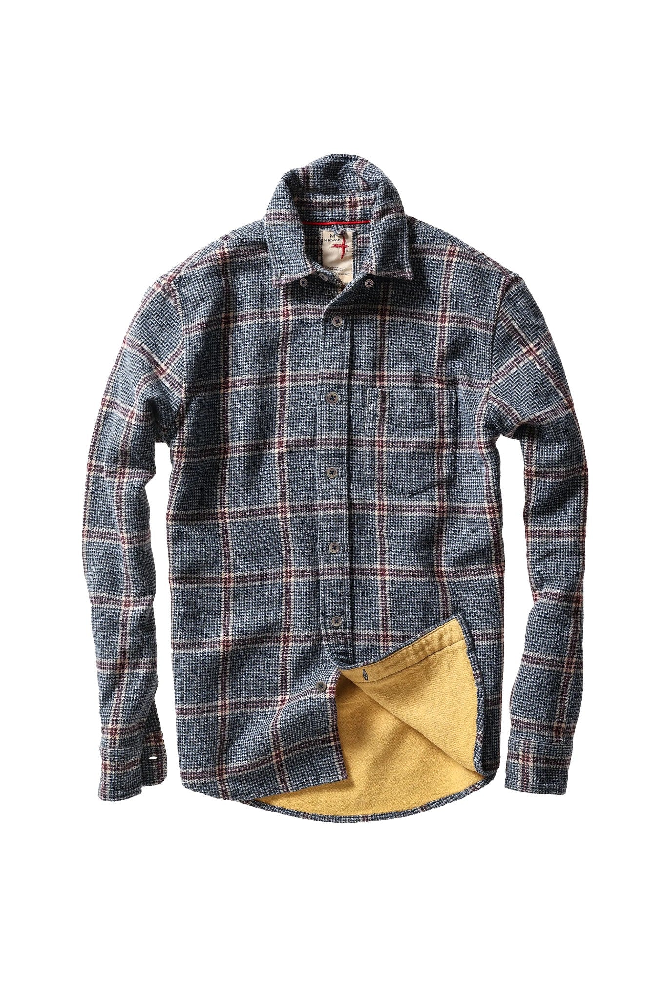 PLAID CHAMOIS-LINED FLANNEL