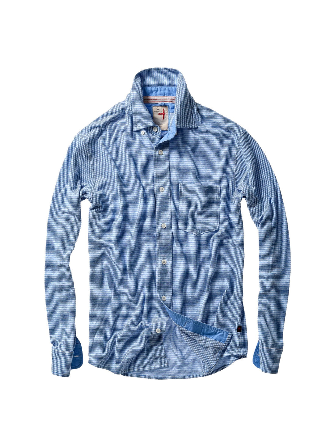 HEMP STRIPE BUTTONDOWN