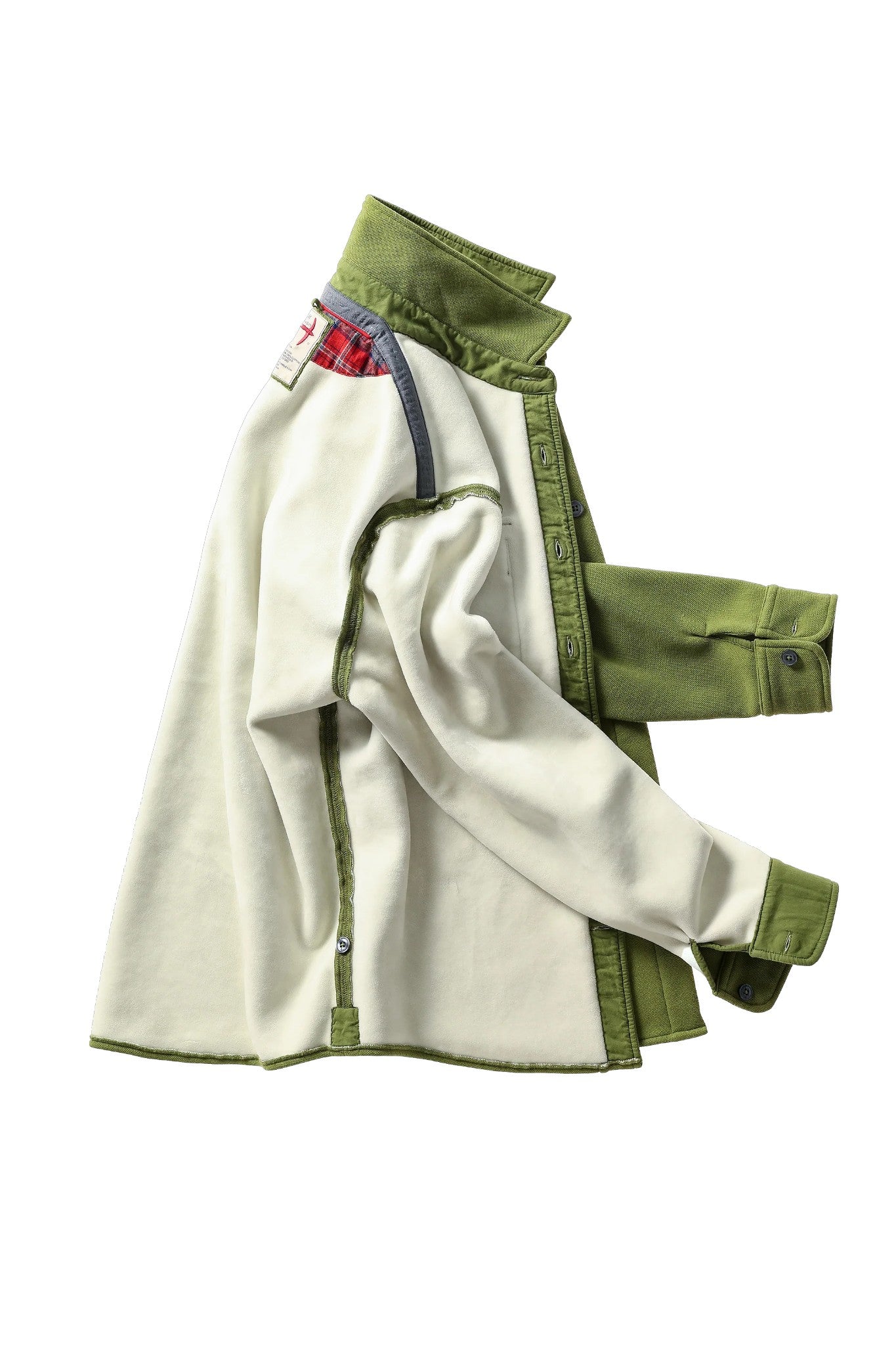 PIQUE FLEECE WORKSHIRT