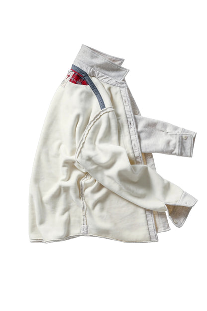 PIQUE FLEECE WORKSHIRT