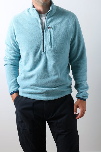 SHEARED FLEECE HALF-ZIP