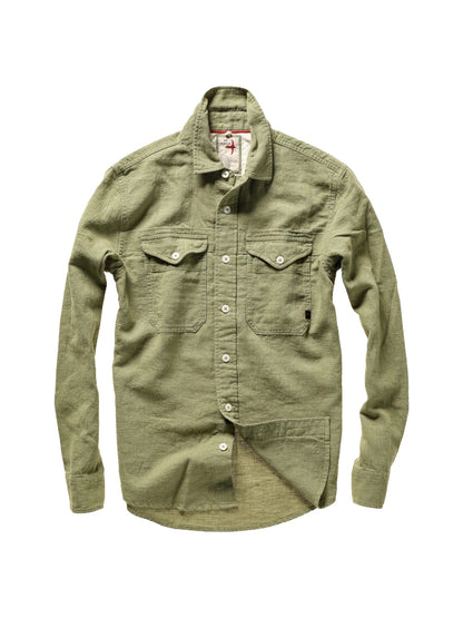 SLUB LINEN WORKSHIRT