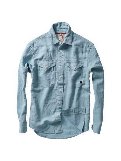 SLUB LINEN WORKSHIRT