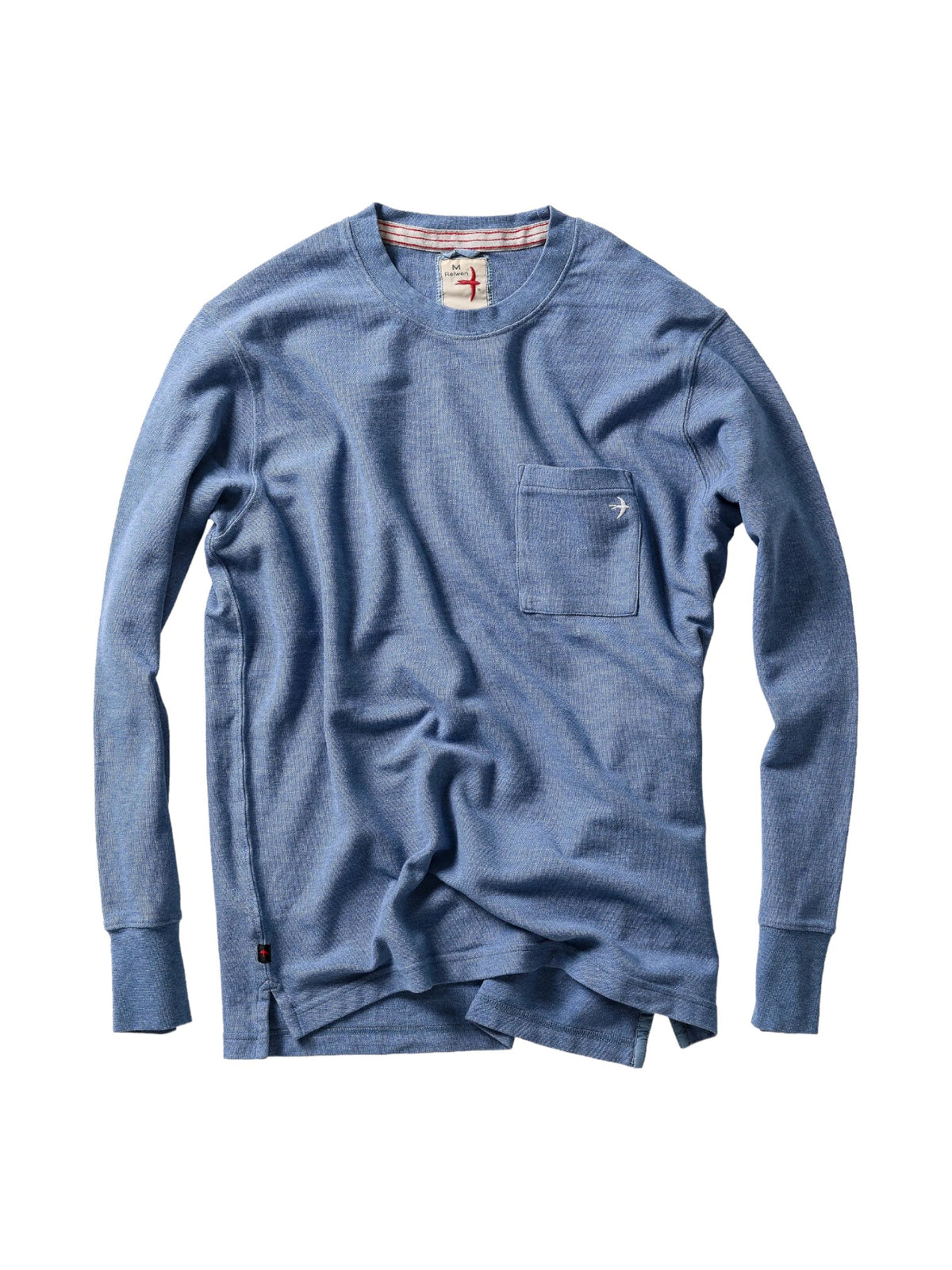 L/S VINTAGE PIQUE CREW