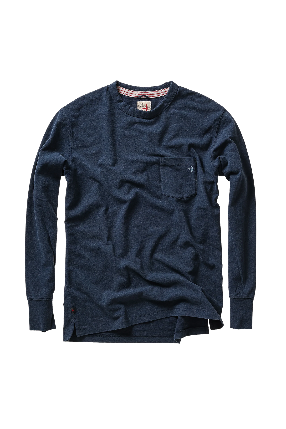 RINGSPUN L/S POCKET TEE