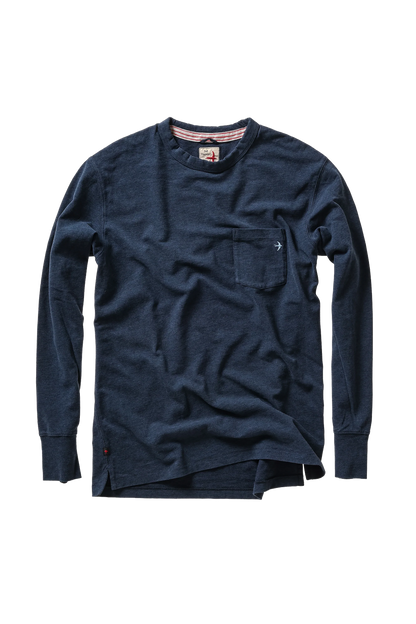 RINGSPUN L/S POCKET TEE