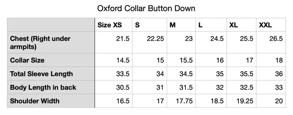 OXFORD CLOTH BUTTON DOWN