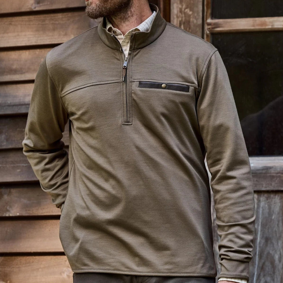 TUCKER FLEECE QUARTER ZIP