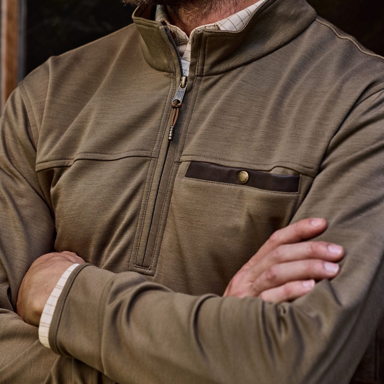 TUCKER FLEECE QUARTER ZIP