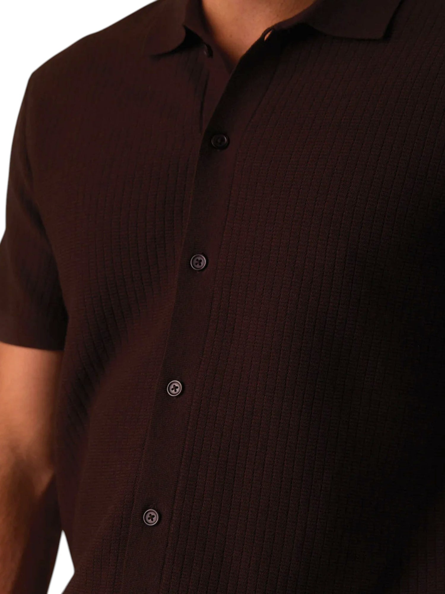 BREEZEKNIT BUTTON UP