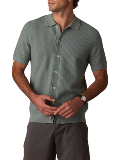 BREEZEKNIT BUTTON UP