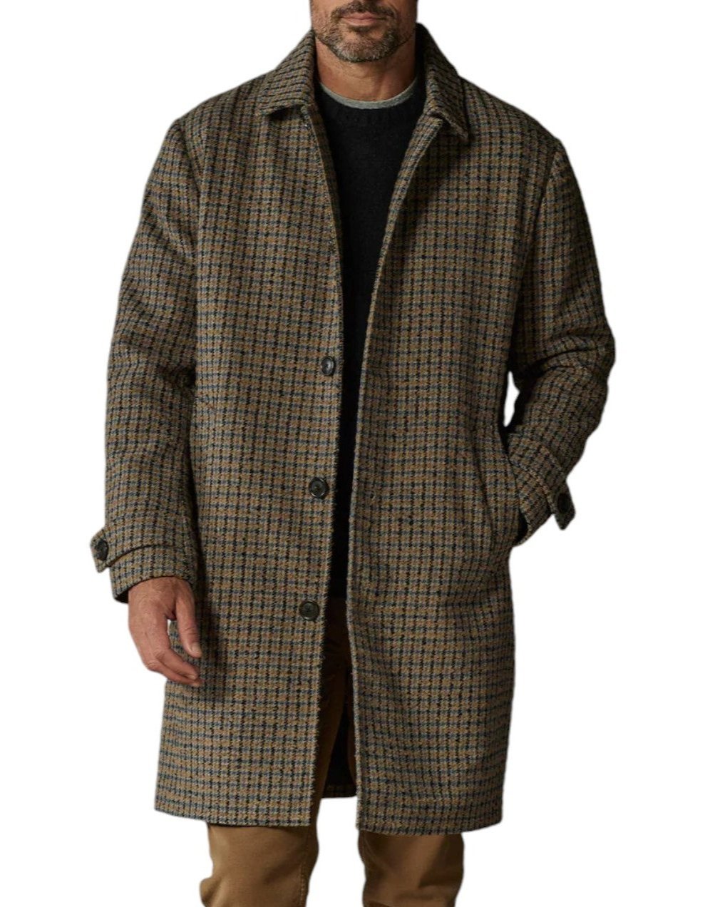 HENRY TOPCOAT HOUNDSTOOTH