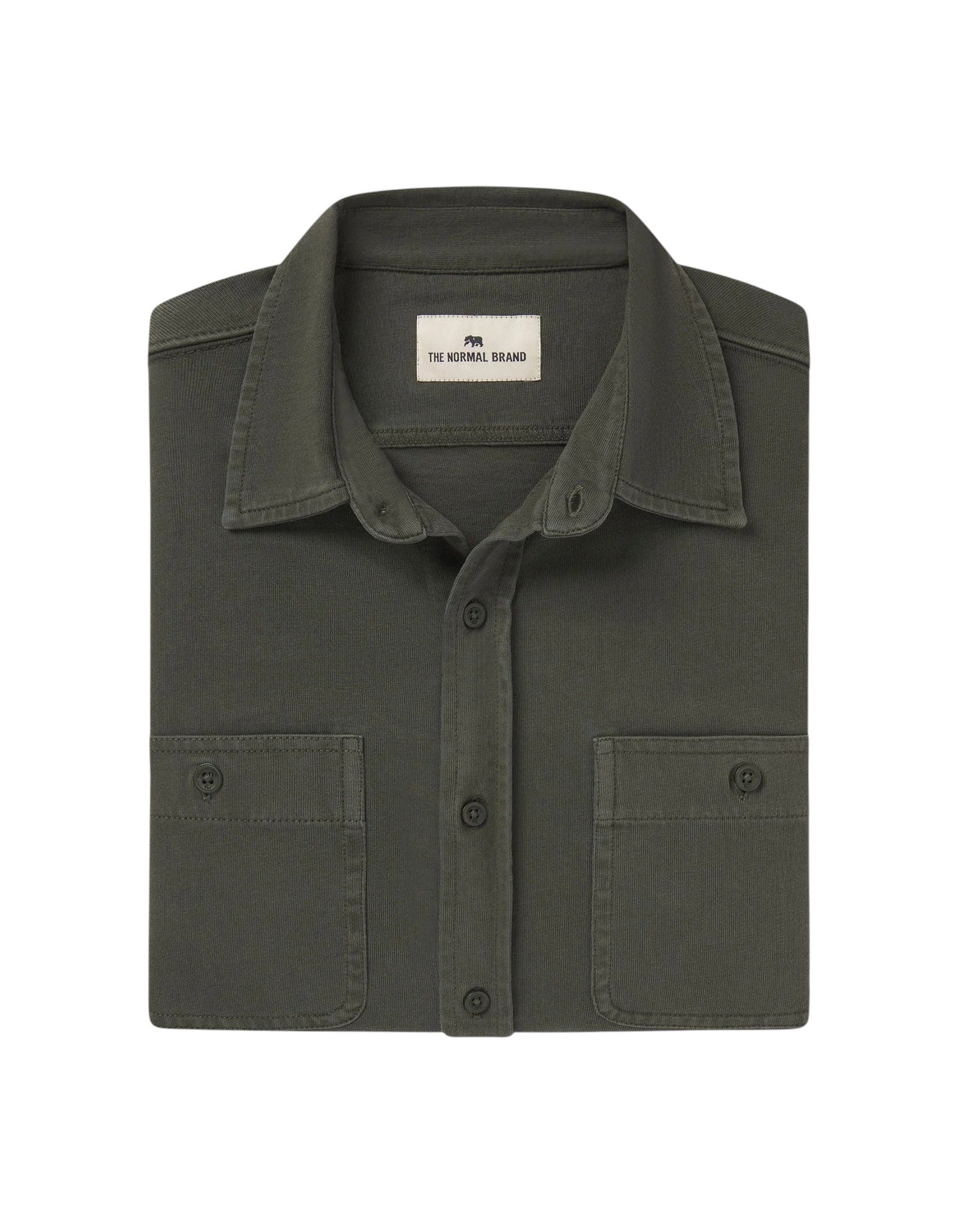 LENNOX JERSEY BUTTON UP