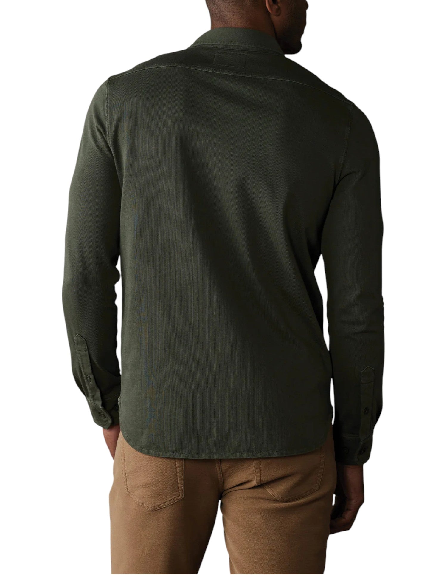 LENNOX JERSEY BUTTON UP