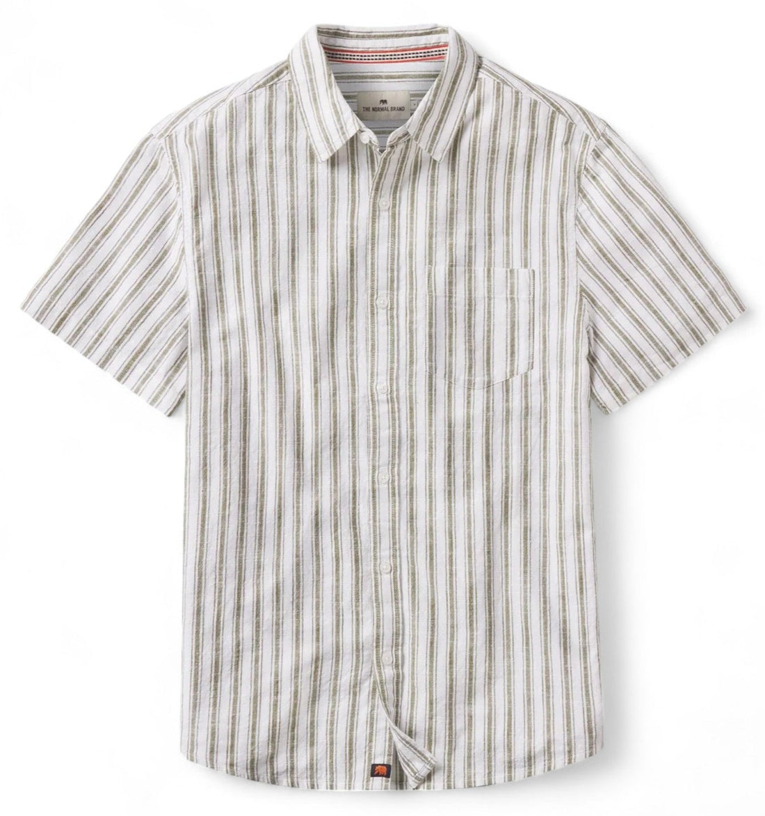 LIVED-IN COTTON BUTTON UP