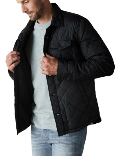 QUILTED SHERPA LINED SHACKET