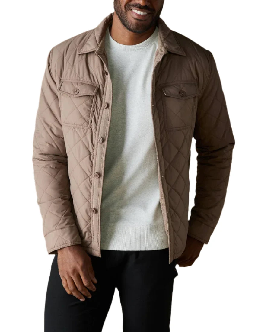 QUILTED SHERPA LINED SHACKET