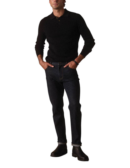 ROBLES KNIT WAFFLE STITCH POLO