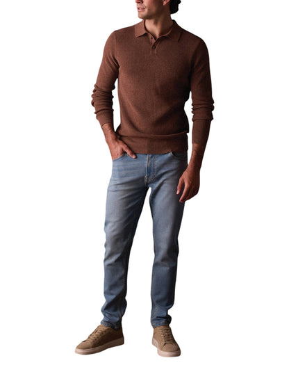 ROBLES KNIT WAFFLE STITCH POLO