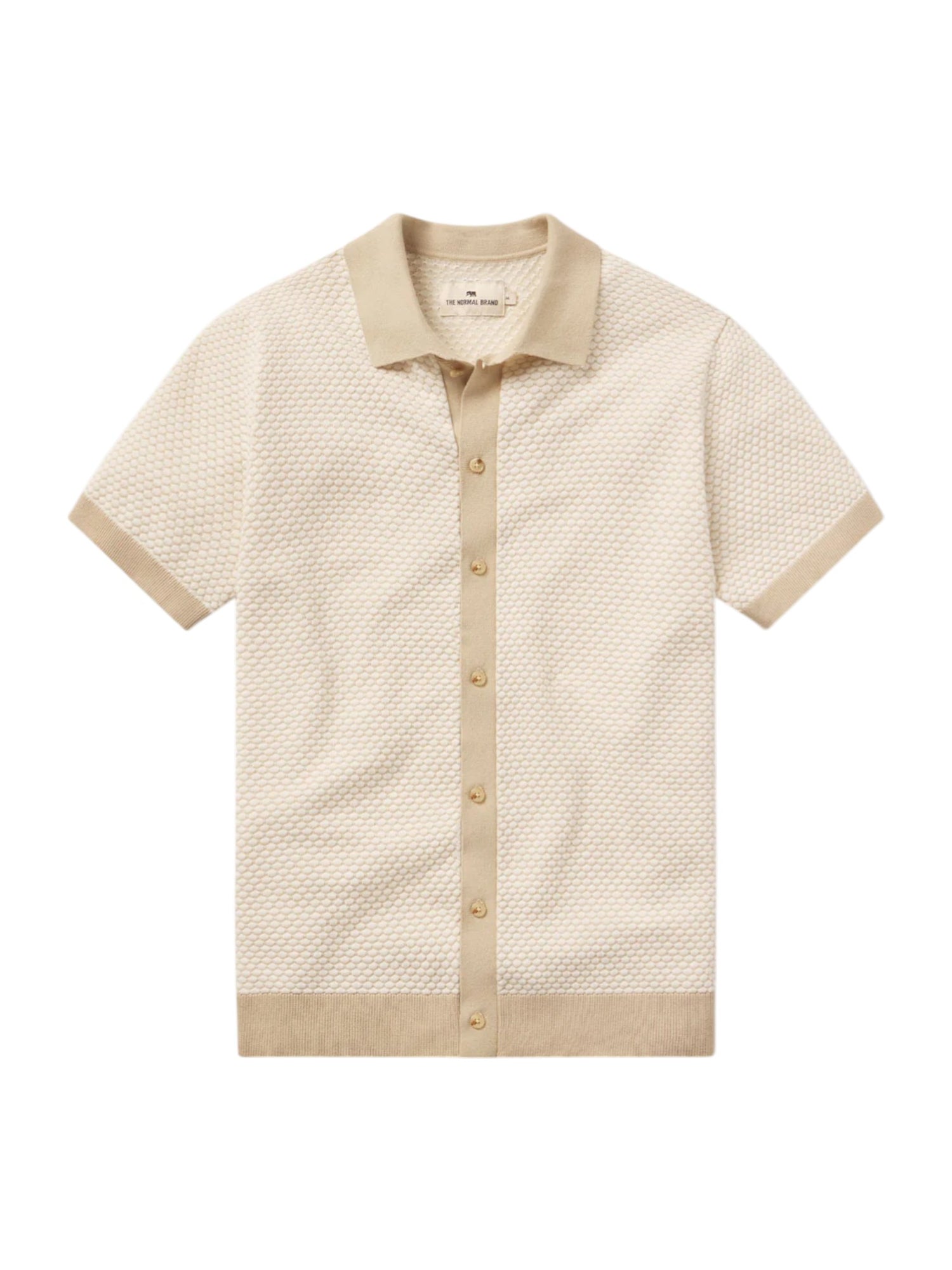 ROBLES KNIT JACQUARD BUTTON UP
