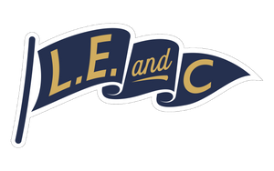 LE&C PENNANT STICKER