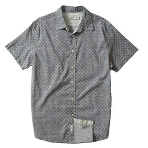 CROSS HATCH PRINTED TWILL SHIRT