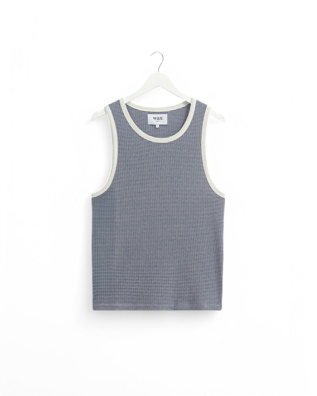 MONTAGUE VEST MINI STRIPE RIB