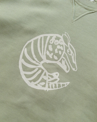 CREWNECK SWEATSHIRT ARMADILLO PRINT