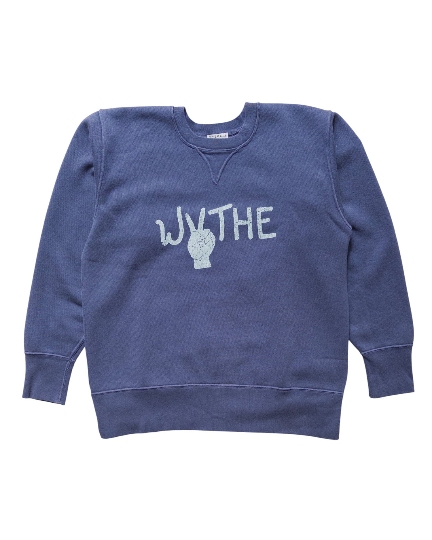 CREWNECK SWEATSHIRT PEACE PRINT