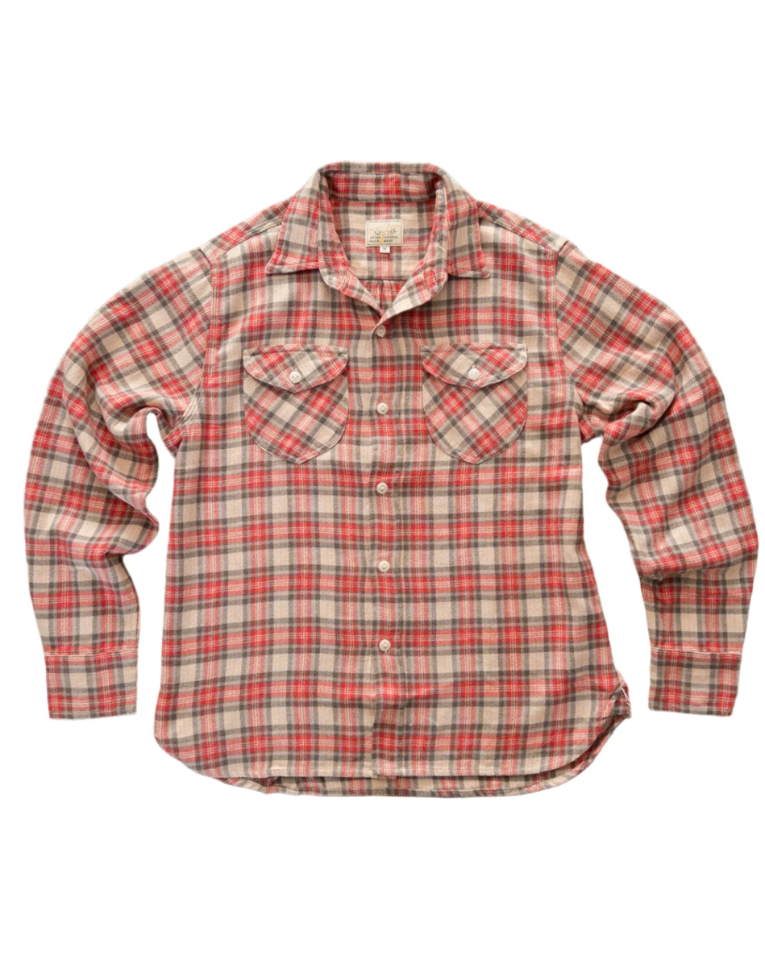 WASHED FLANNEL WORKSHIRT