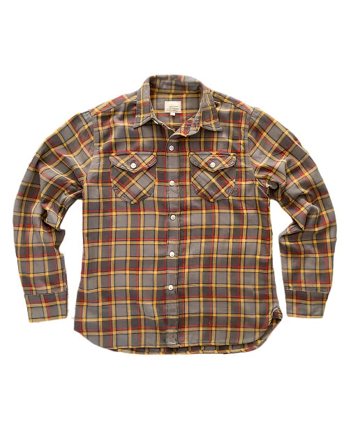 WASHED FLANNEL WORKSHIRT