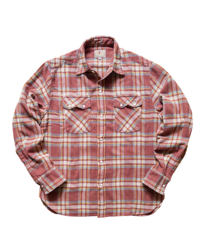 WASHED FLANNEL PEARLSNAP SHIRT