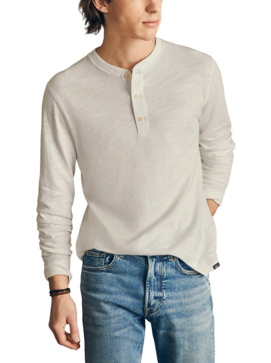 SUNWASHED SLUB HENLEY