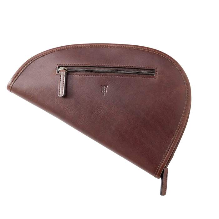 LEATHER PISTOL CASE - L.E. &amp; Chalk