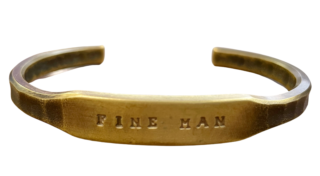 FINE MAN &amp; SCOUNDREL ID CUFF - L.E. &amp; Chalk