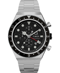 Q TIMEX GMT CHRONOGRAPH 40MM