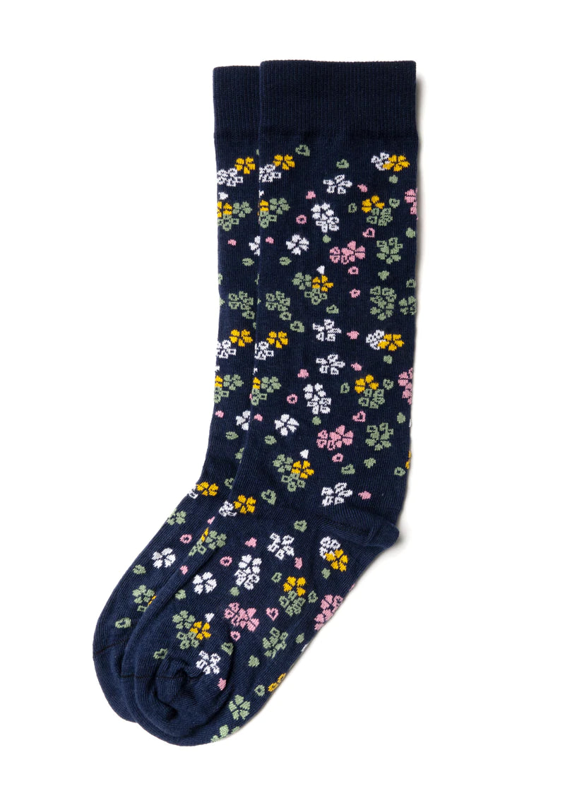 FLORAL SOCK - L.E. & Chalk